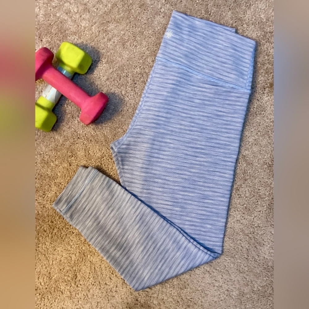 Athleta Women's Purple Leggings - Picture 3 of 4